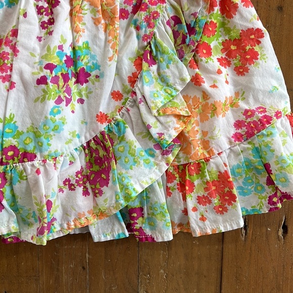 Janie and jack floral ruffle dress - Picture 2 of 7